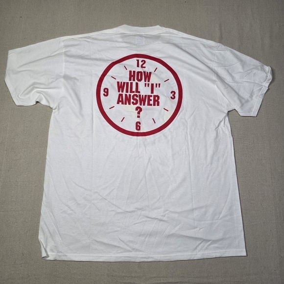 Vintage 90s "Together We Can" W. Minor 1993 Tee Shirt Size Xl White Made In USA - Picture 2 of 8